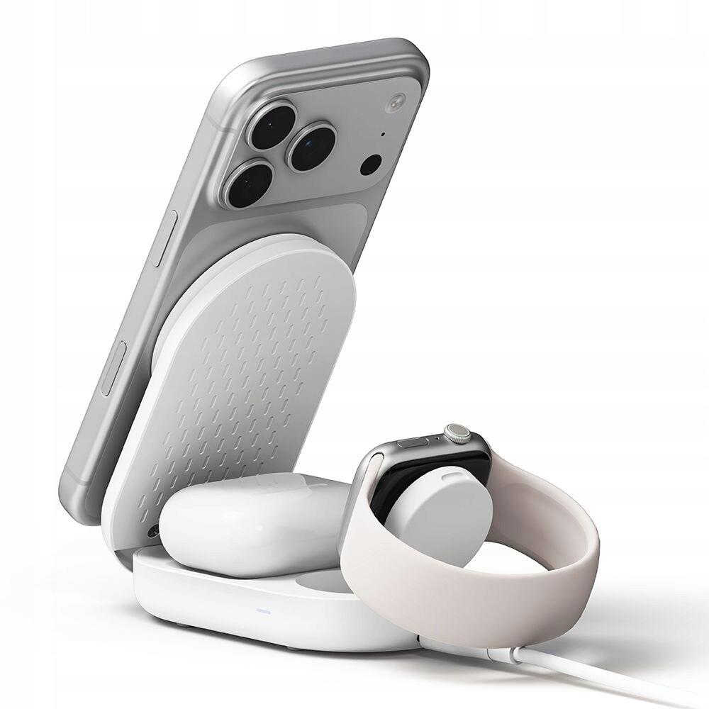Indukční nabíječka 3v1 Qi2.2 Ringke 25W pro telefon a hodinky sluchátek