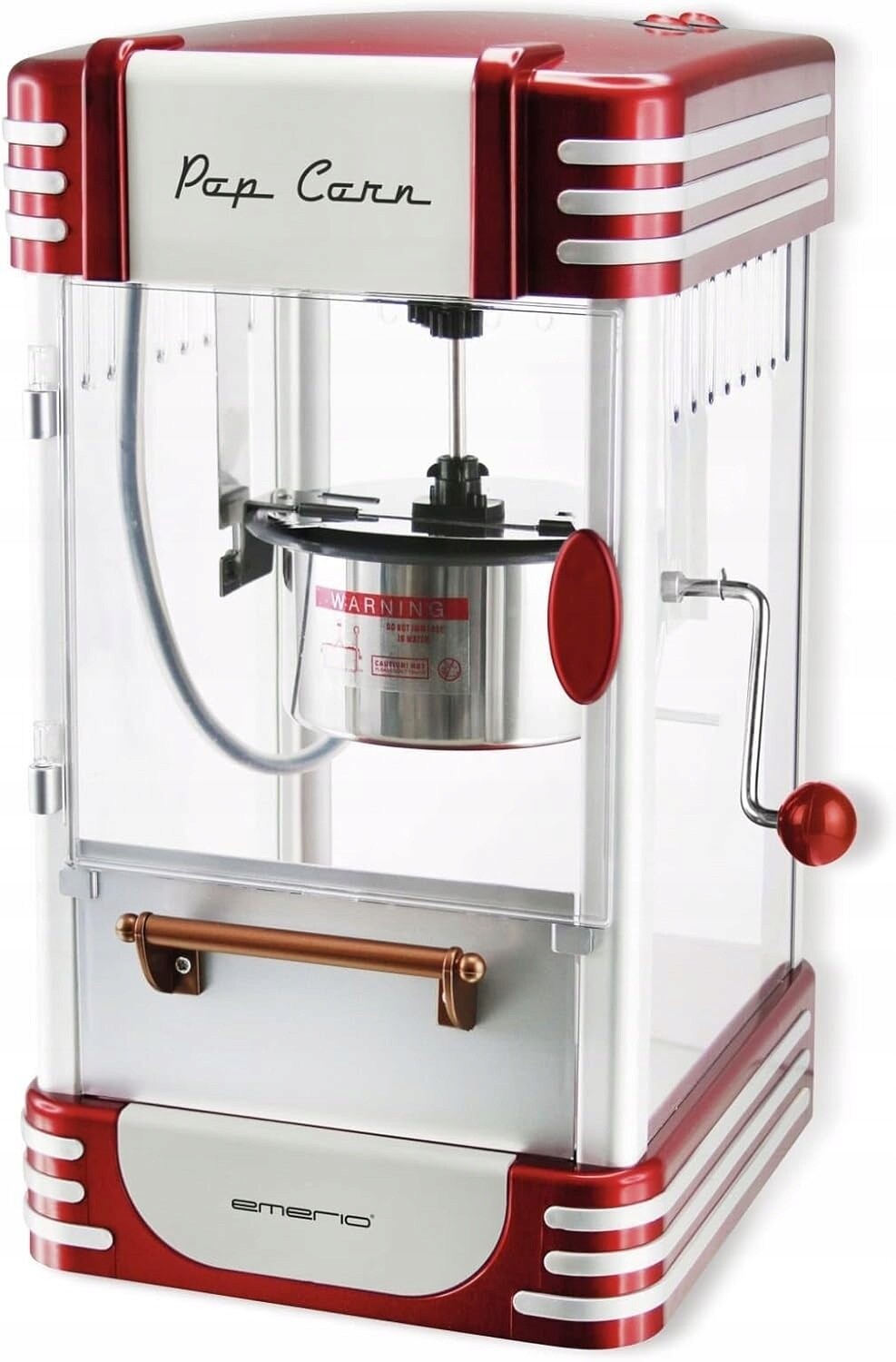 Emerio Stroj na popcorn POM-120650 360W nepřilnavý, sladko-slaný