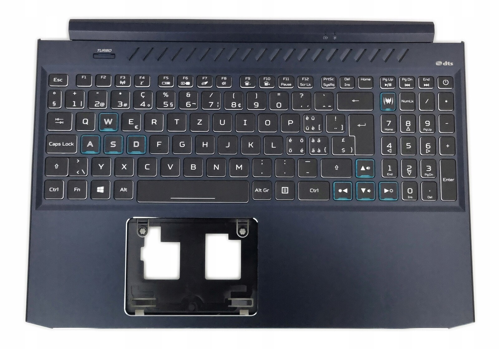 Nová Klávesnice Acer Predator PH315-53 GTX1660 RTX2060 2070 Německá