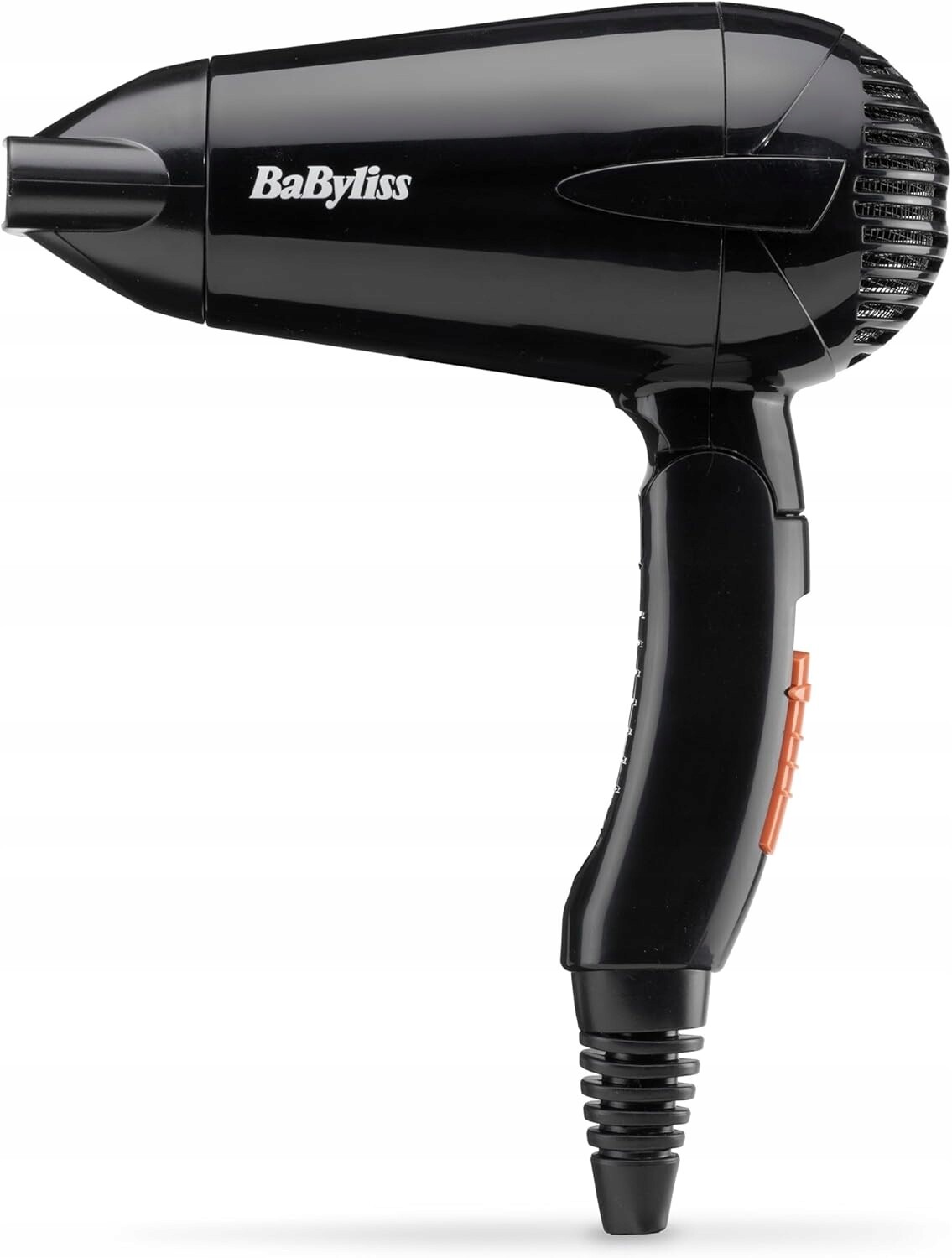 Cestovní skládací fén BaByliss o výkonu 2000 W pro celý svět, 2 nastavení