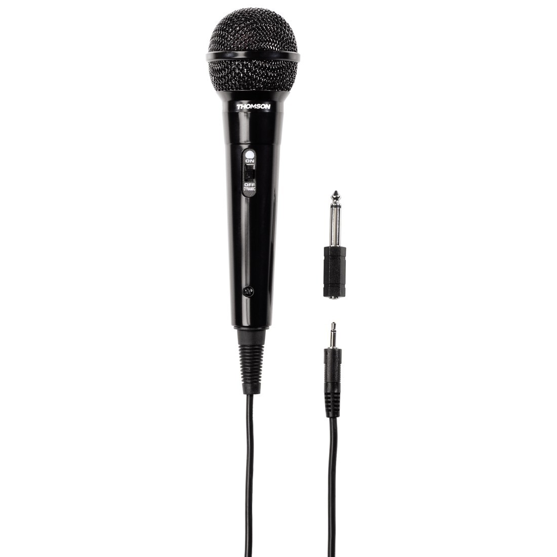 Thomson M135 kabelový mikrofon 3 m Sada pro karaoke, černá