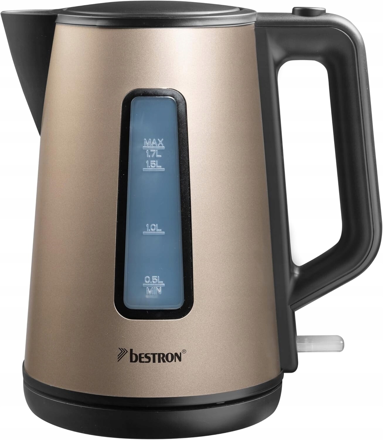 Bestron Elektrická varná konvice 1.7L 2200W AutoStop Suchoběh Otočný béžový