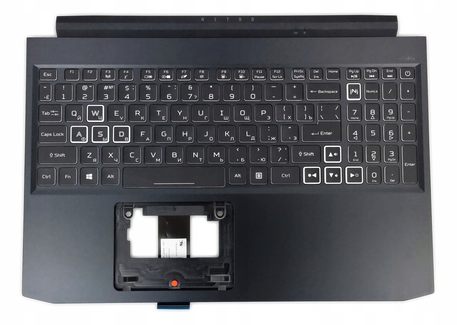 Nová Klávesnice Acer Nitro 7 AN715-52 GTX1660 RTX2060 Ruská