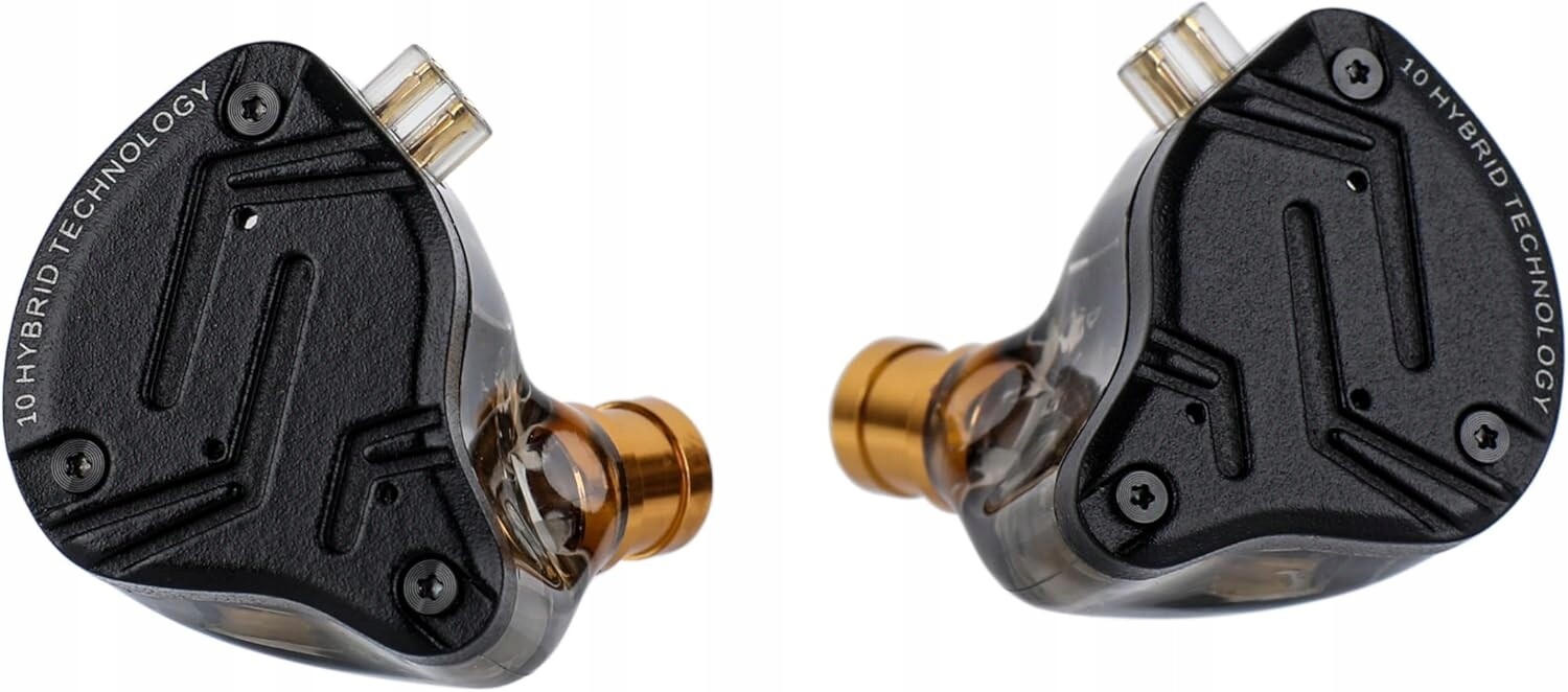 Vylepšené Kz ZS10 Pro X Sluchátka Iem 1DD+4BA Odnímatelný 2-pin bez mikrofonu