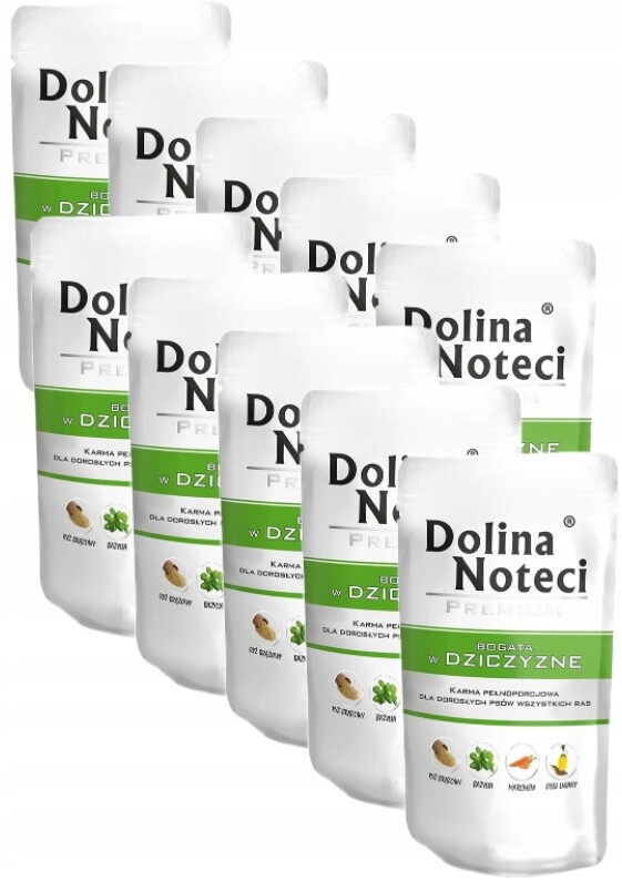 Dolina Noteci Premium Vlhké krmivo pro psy se zvěřinou, sada 10 x 500 g