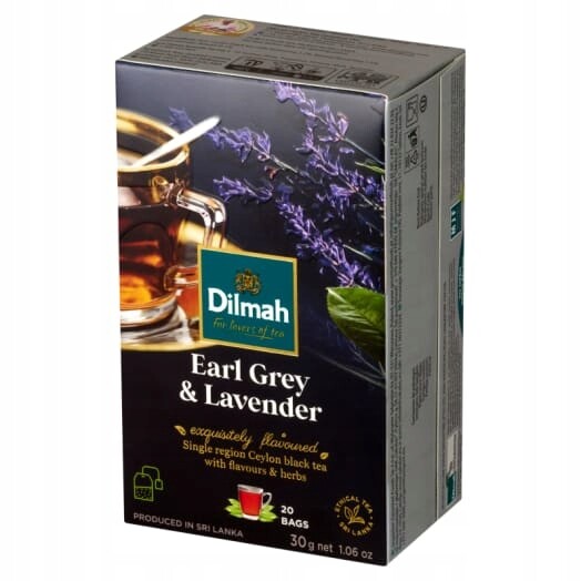 Dilmah Čaj černý aromatizovaný Earl Grey a Levandule 20 sáčků