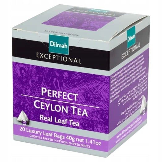 Dilmah Exceptional Černý Čaj Perfect Ceylon Tea 20 sáčků ex.