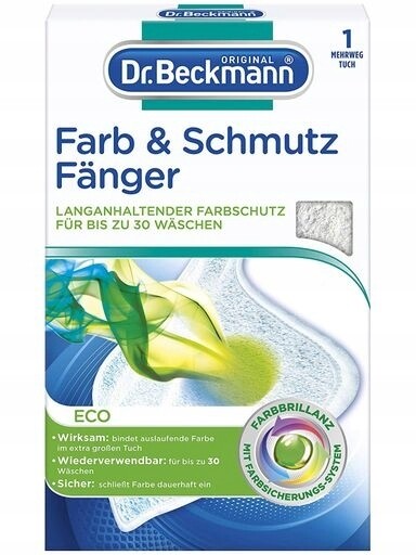 Dr. Beckmann Ručník zachycující barvu a nečistoty z prádla vystačí na 30 praní