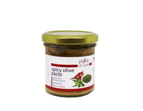 Physis of Kritsa Pasta ze zelených oliv na ostro 135 g