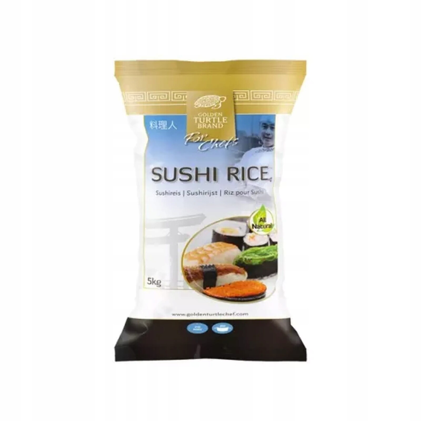Sushi rýže na sushi Rice Golden Turtle Brand 5 kg