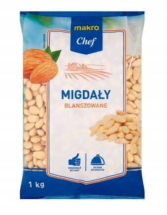 Metro Chef Blanšírované mandle 1 kg