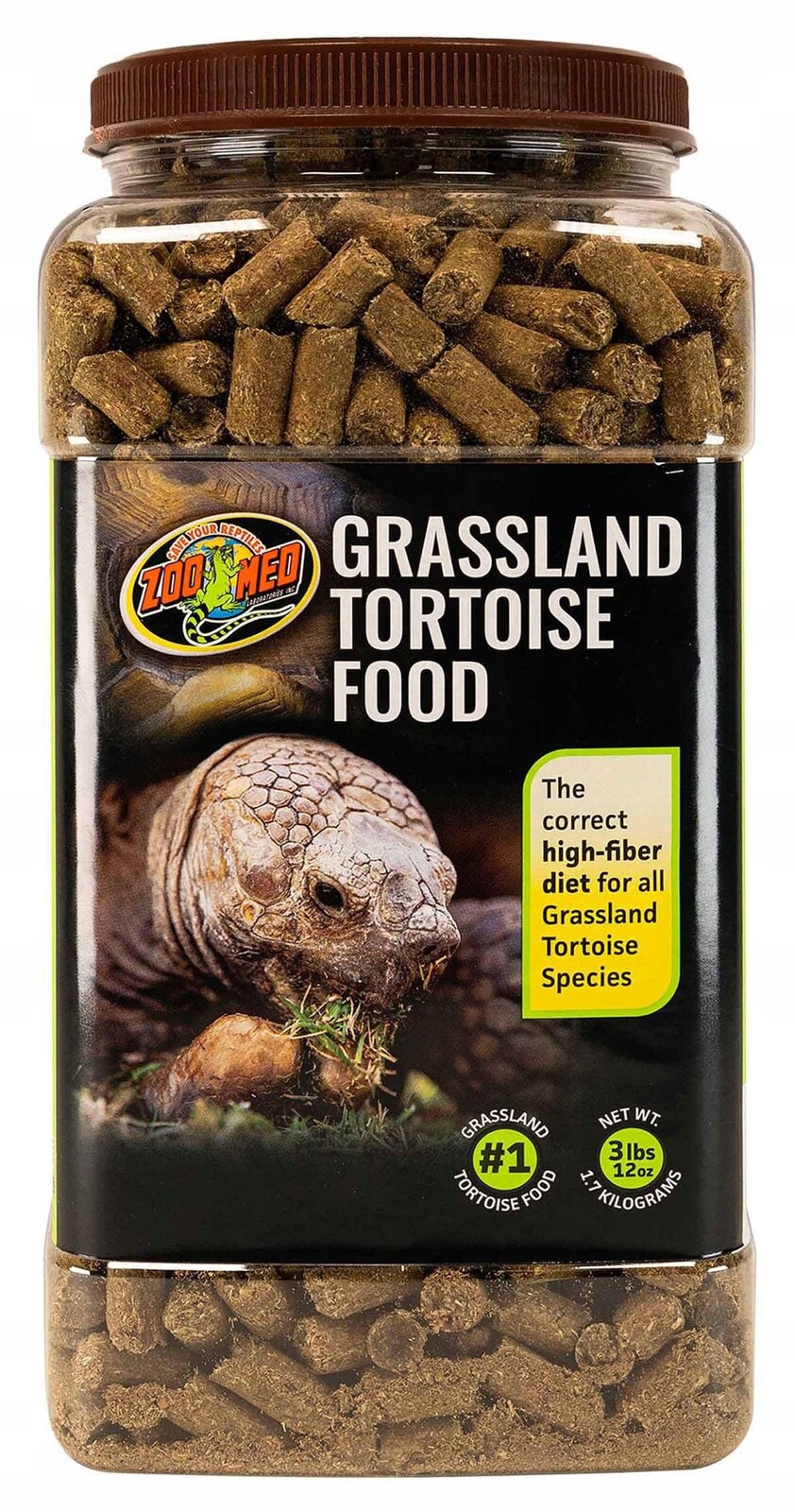 Zoo Med Přírodní Krmivo Pro Želvy Z Travnatých Ploch 1,7 Kg