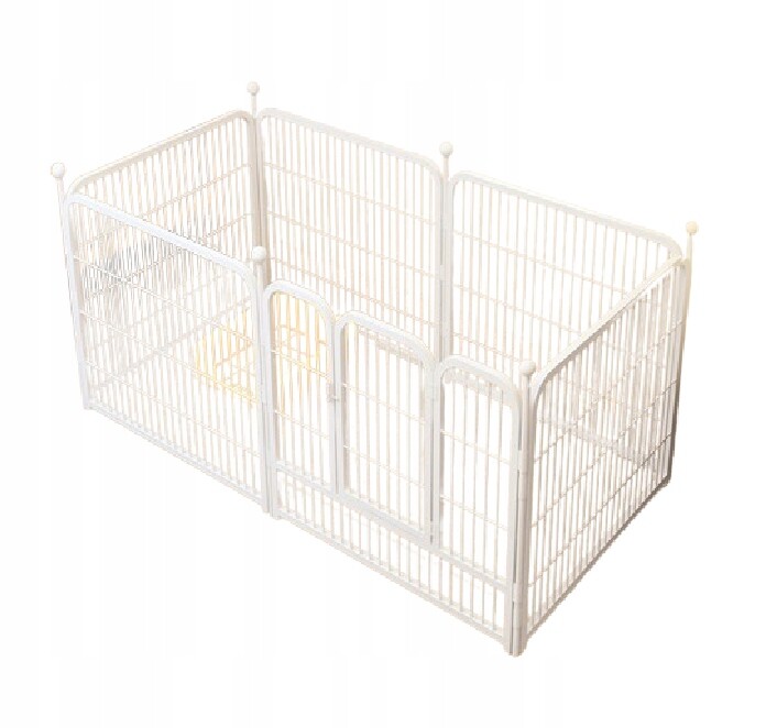 Kotec Zahrada Oplocení Pro Zvířata 80x142x70 cm Bílá