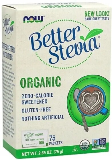 Now Foods Better Stevia Sladidlo Bez Kalorií 75 sáčků