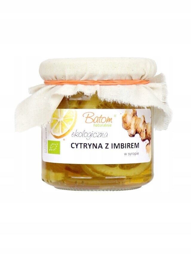 Batom Citron se zázvorem v sirupu Bio 220 g