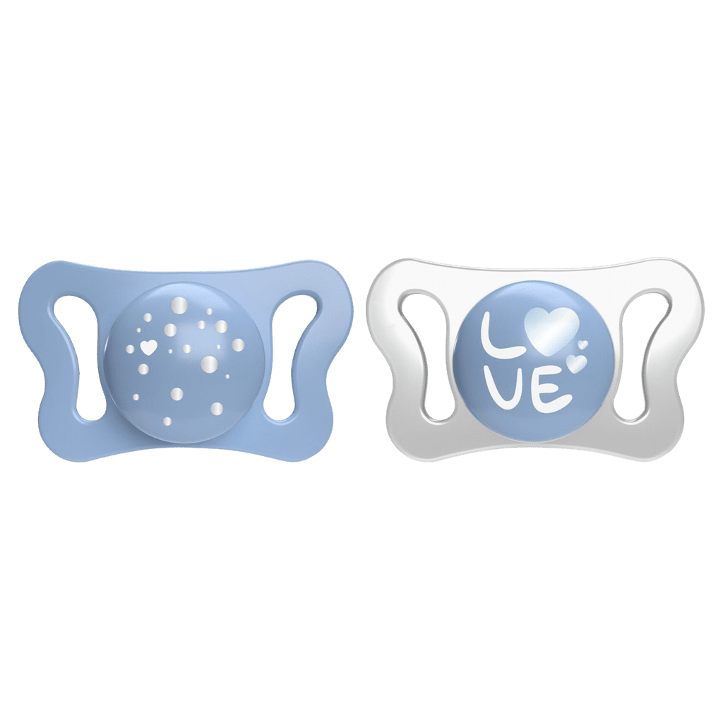 CHICCO Dudlík Physio Micro silikonový 0-2m kluk 2 ks