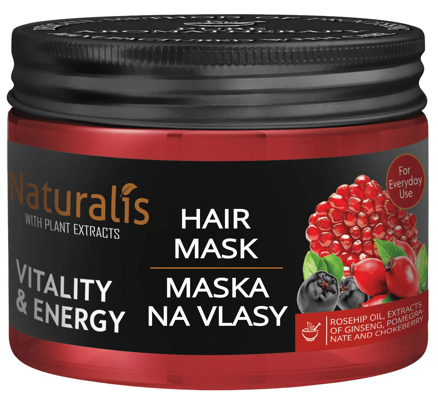 NATURALIS Maska na vlasy - Vitality & Energy 300 g