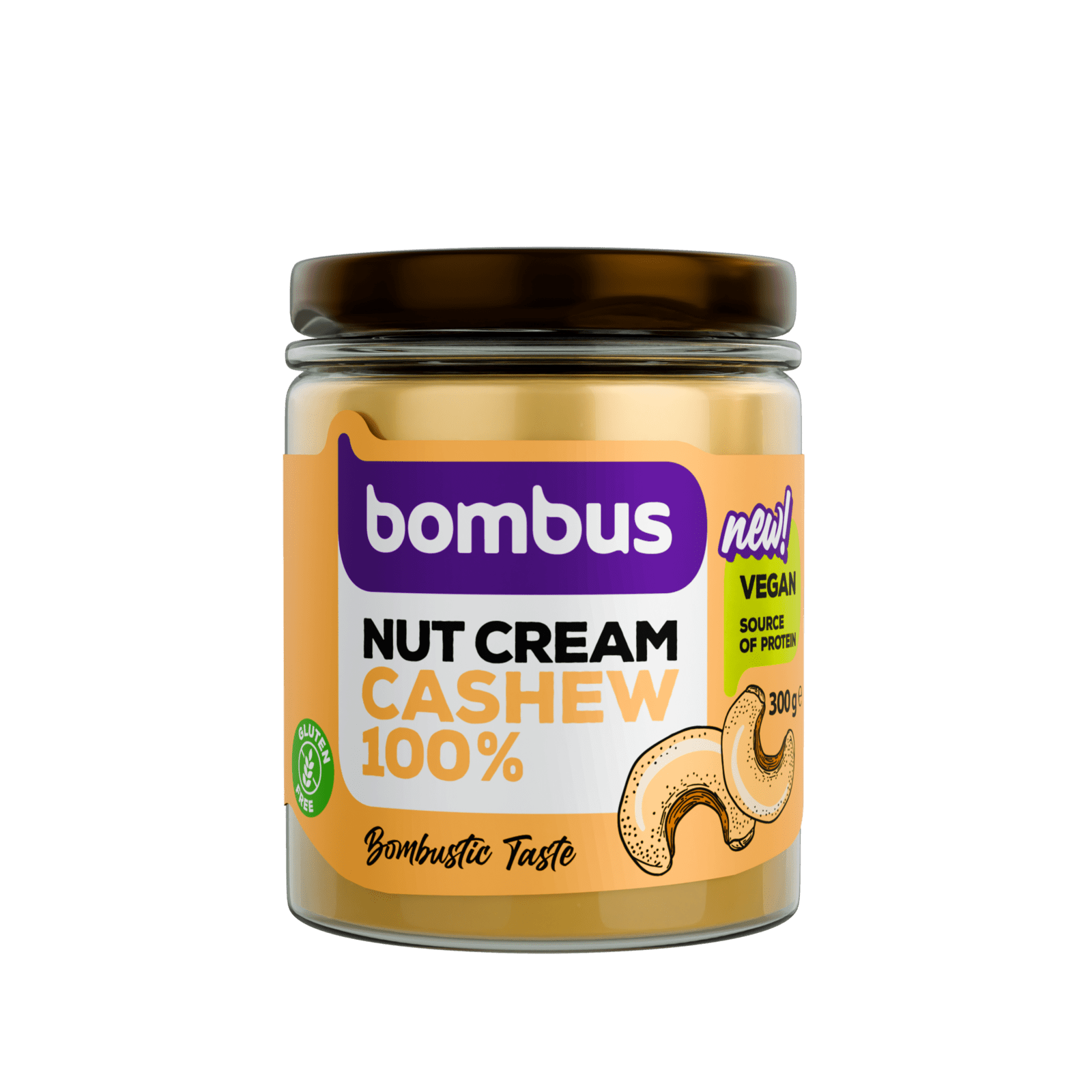 BOMBUS Nut cream - Cashew 100% 300 g
