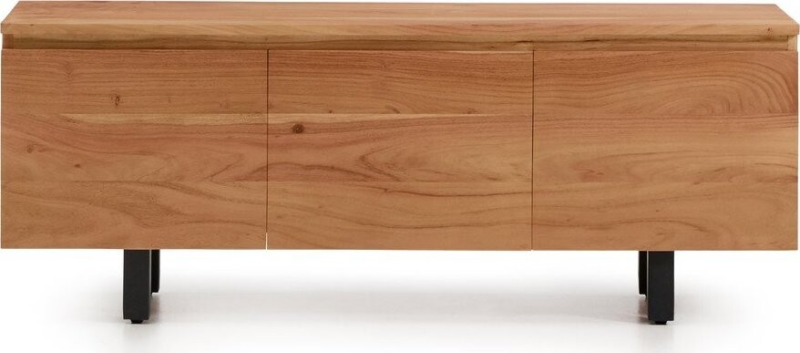 TV stolek z masivu akácie v přírodní barvě 150x58x40 cm Uxue – Kave Home