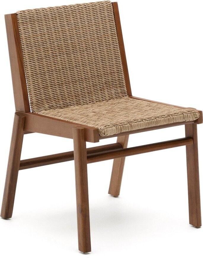 Dřevěná zahradní židle v přírodní barvě Itani – Kave Home