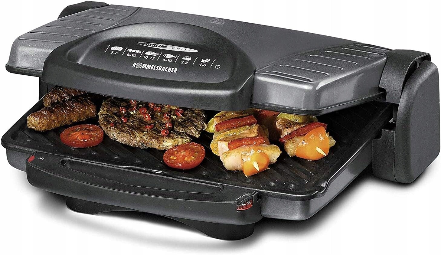 Rommelsbacher Multi Grill Kg 1800 1800W rozkládací vyjímatelné desky 33x24 cm