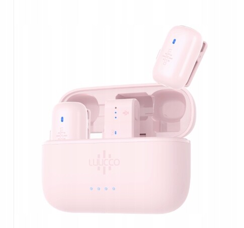 2x Mini bezdrátový kravatový mikrofon Hd 100 m pro telefon Usb Type-c