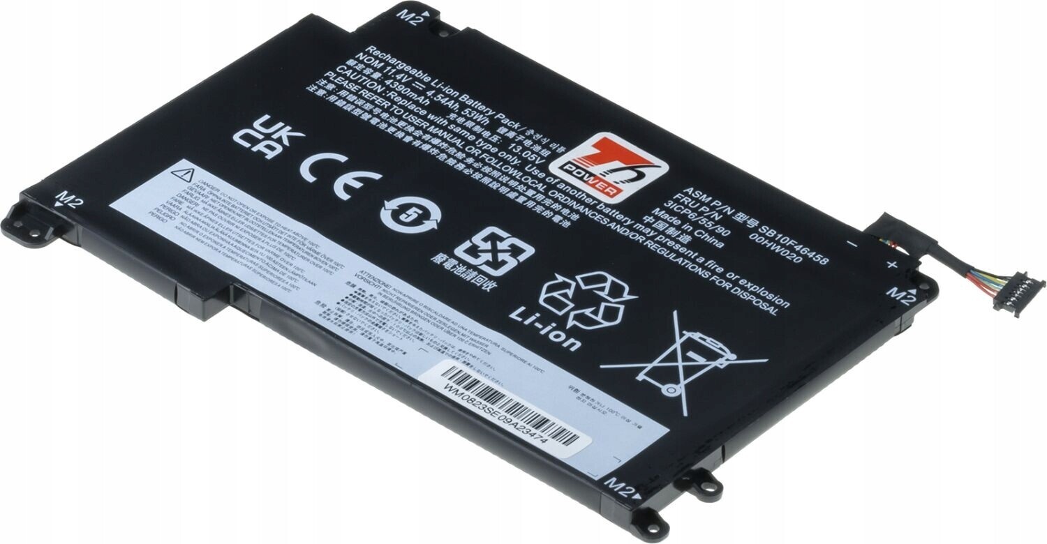 Baterie T6 Power pro Lenovo ThinkPad Yoga 460 20EM