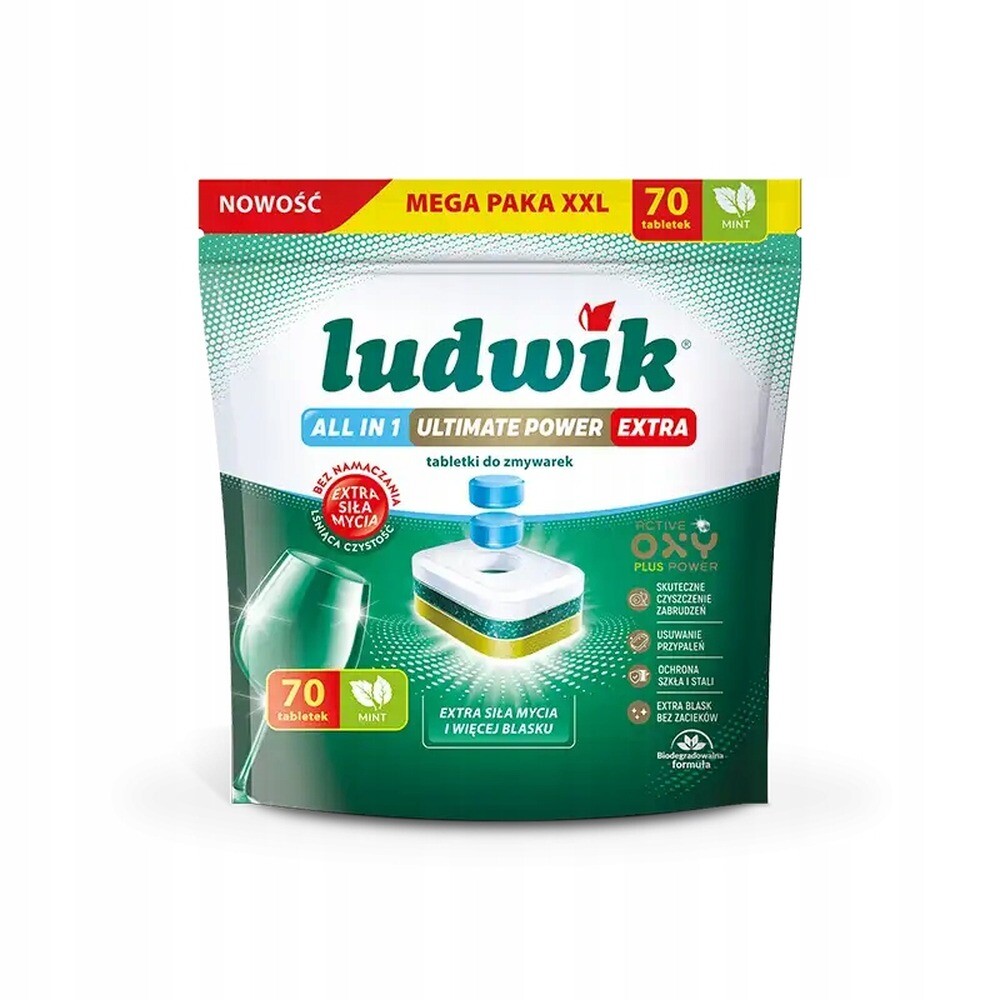 Ludwik tablety do myčky Ultimate 70 kusů