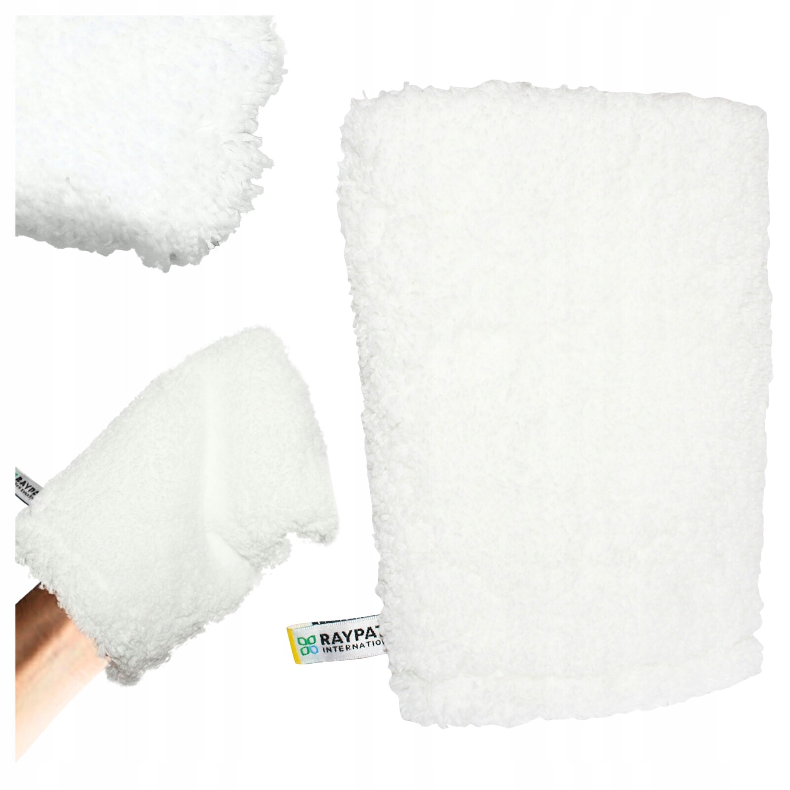 Raypath Bílá rukavice na čištění Nova L 16x22 cm na mokro