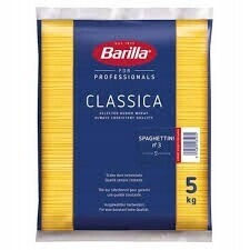 Barilla Spaghettini Č. 3 – tenké těstoviny z tvrdé pšenice 5 kg