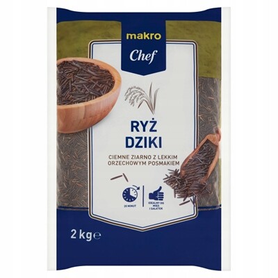 Makro Chef Divoká rýže 2 kg Gastronomie Vysoká kvalita