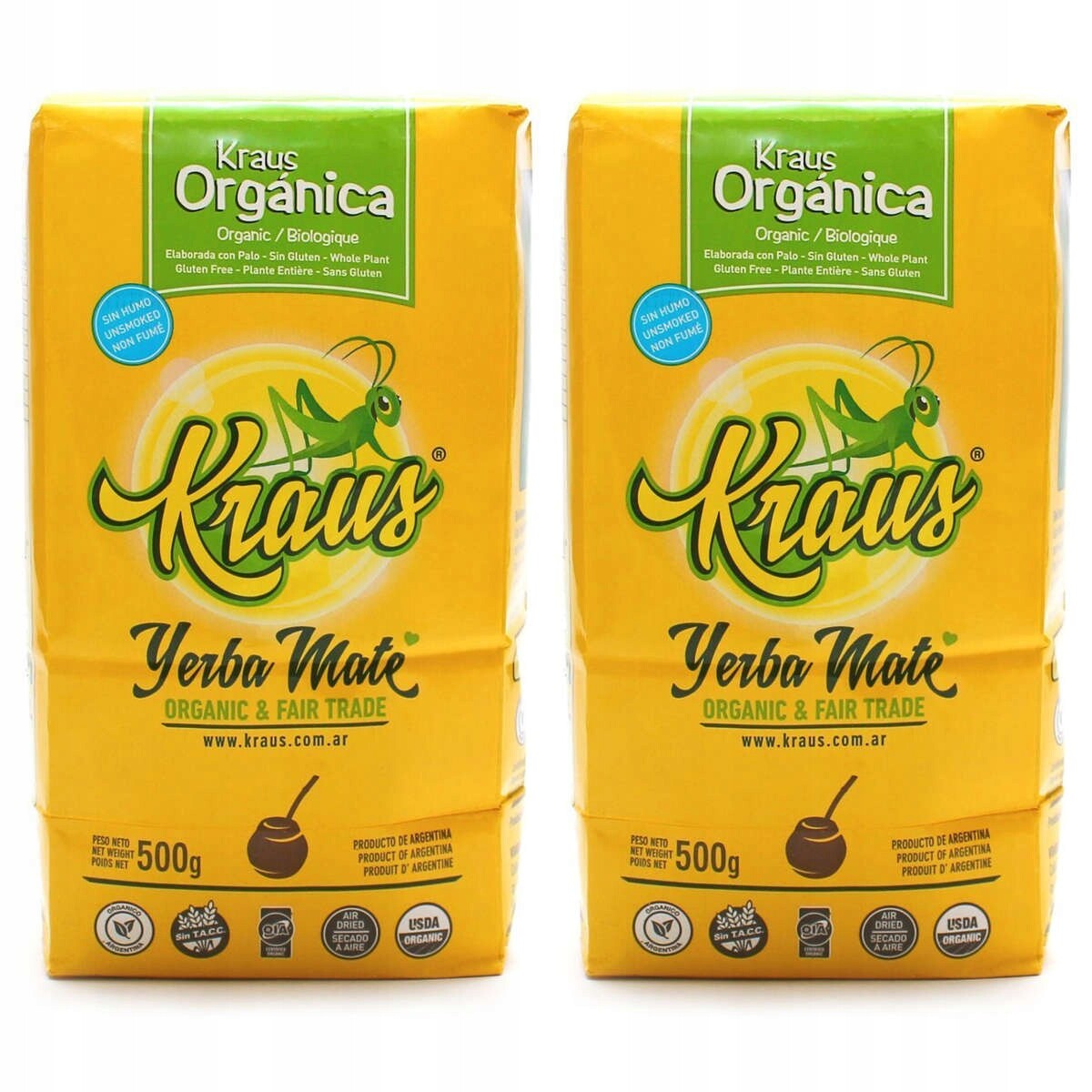 Yerba Mate Bio Kraus Organica 1000 g organická 1 kg
