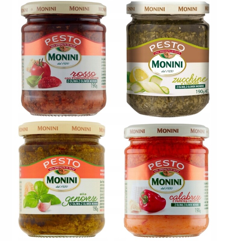 Monini Sada Pesto s olivovým olejem 190 g