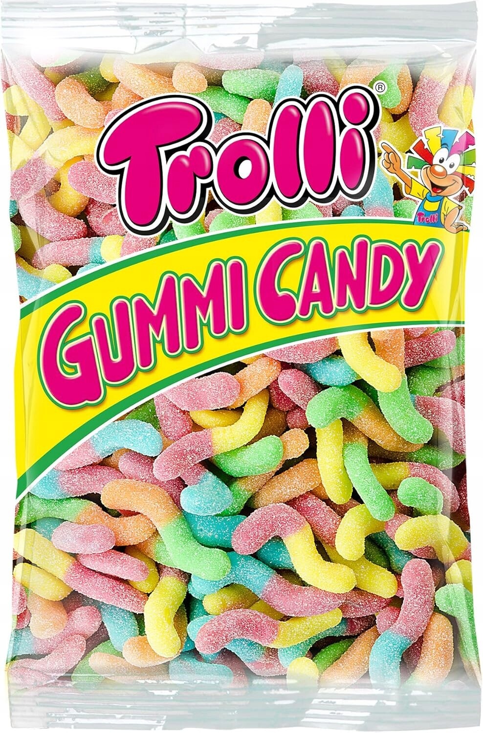 Trolli Gummi Candy želé bonbony barevné žížaly 1 kg