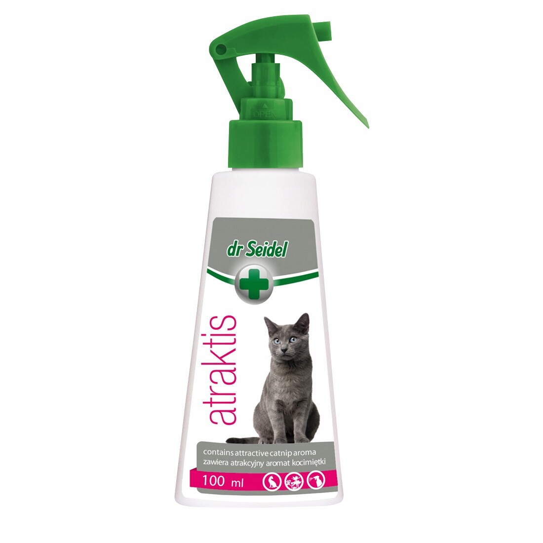 2x Dr Seidel Atraktis Přípravek s koťátkem pro kočky 100 ml
