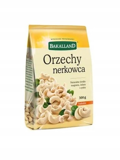 2x Bakalland Kešu ořechy 300 g