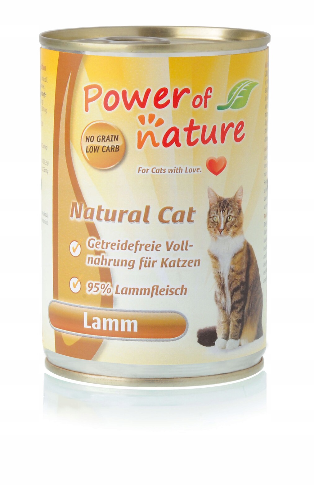 3X Power of Nature Natural Cat – Jehněčí maso 400 g