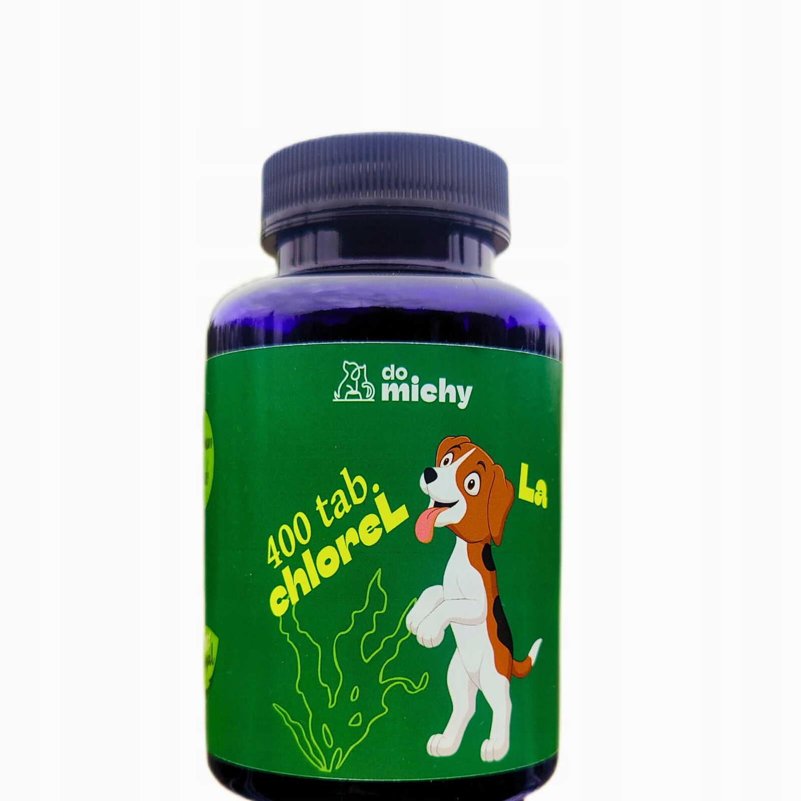 Chlorella pro psa a kočku zdravá řasa Do michy sada 2 x 400 tablet