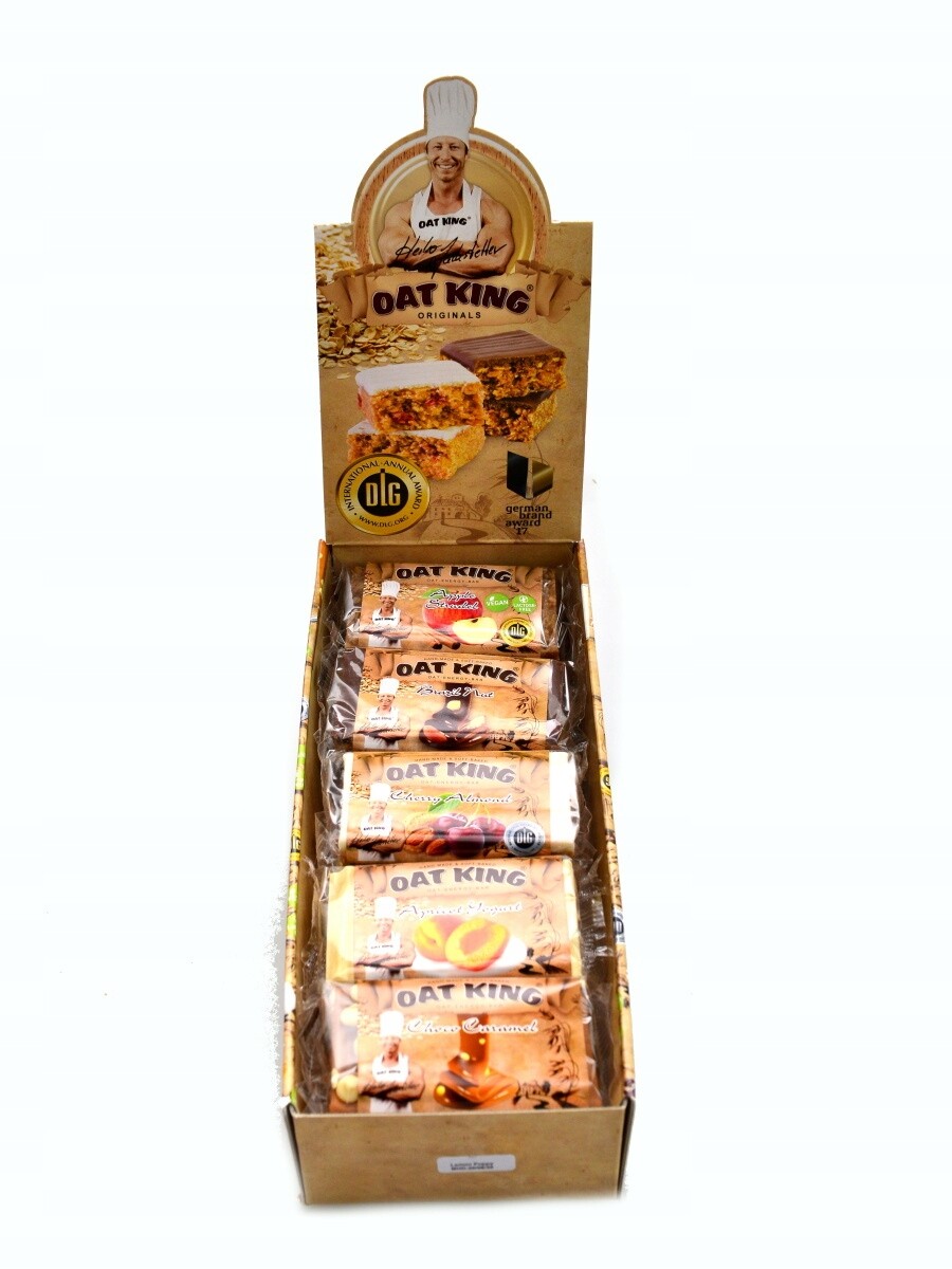 Oat King Energy bar 10 x 90 g flapjack banana economy pack
