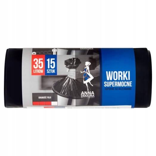 10 x Anna Zaradna Supersilné sáčky 35L 15ks