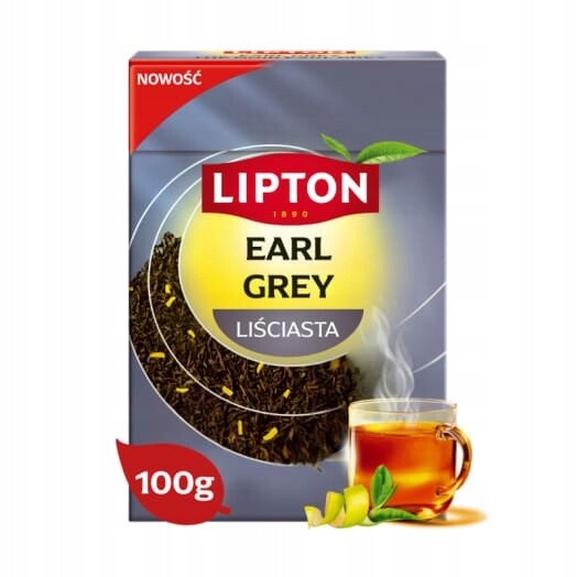 Lipton Earl Grey Čaj černý aromatizovaný Orange Pekoe