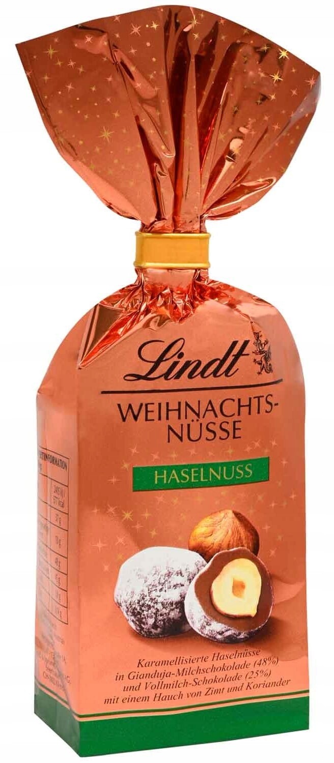 Lindt vánoční lískové ořechy v čokoládě 100 g