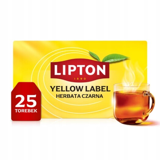 Lipton Yellow Label Čaj černý 25 sáčků ex.
