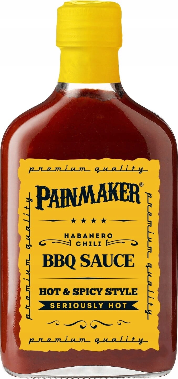 Painmaker bbq hot&spricy pálivá omáčka s habanero 195 ml