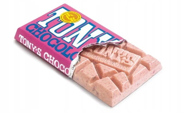 Tony's Weiss Himbeere 180 g čokoláda bílá s malinami