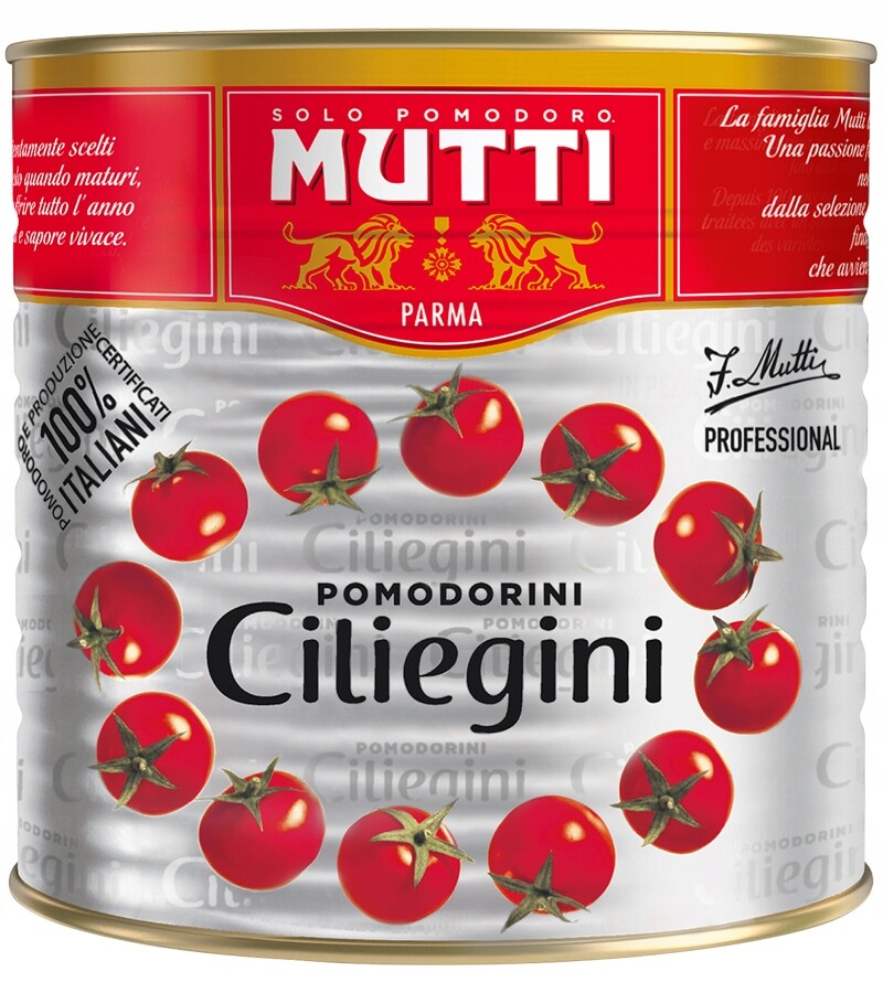 Rajčata Ciliegini 2,5 kg – Mutti italské rajčatové koktejly