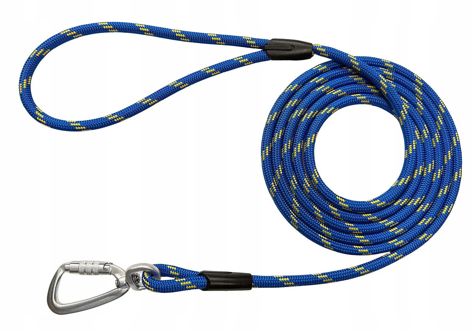 Vodítko pro psa 400 kg Tréninkové modrožluté 5 metrů
