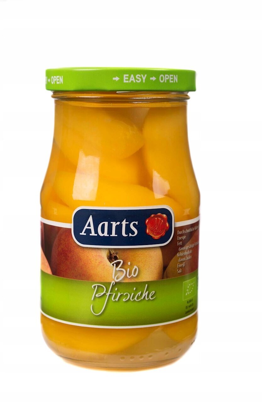 Broskvové Plátky V Lehkém Sirupu Bio 350 g Aarts