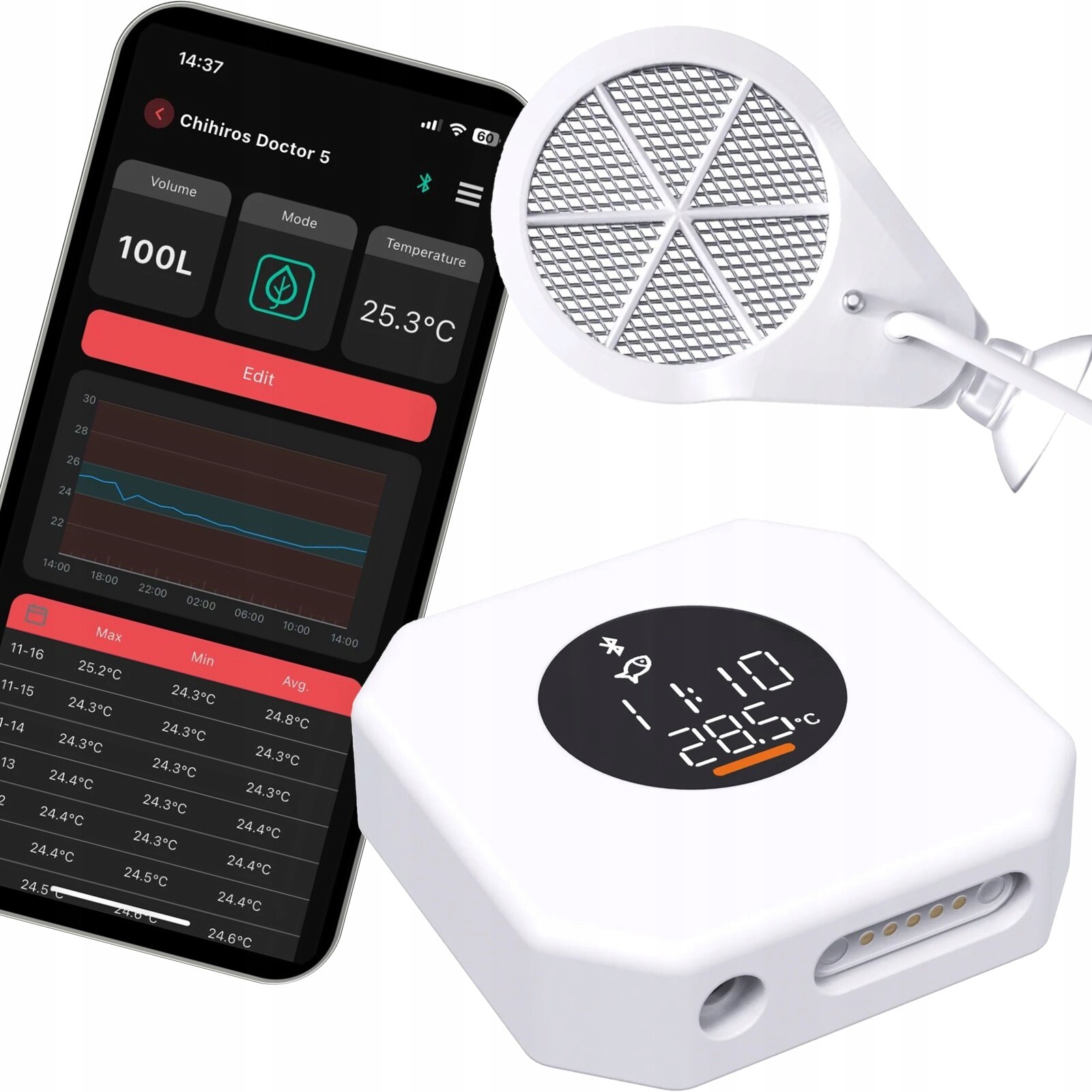 Dobrý Ionizátor Pro Akvárium Ovládaný Aplikací Chihiros Doctor 5