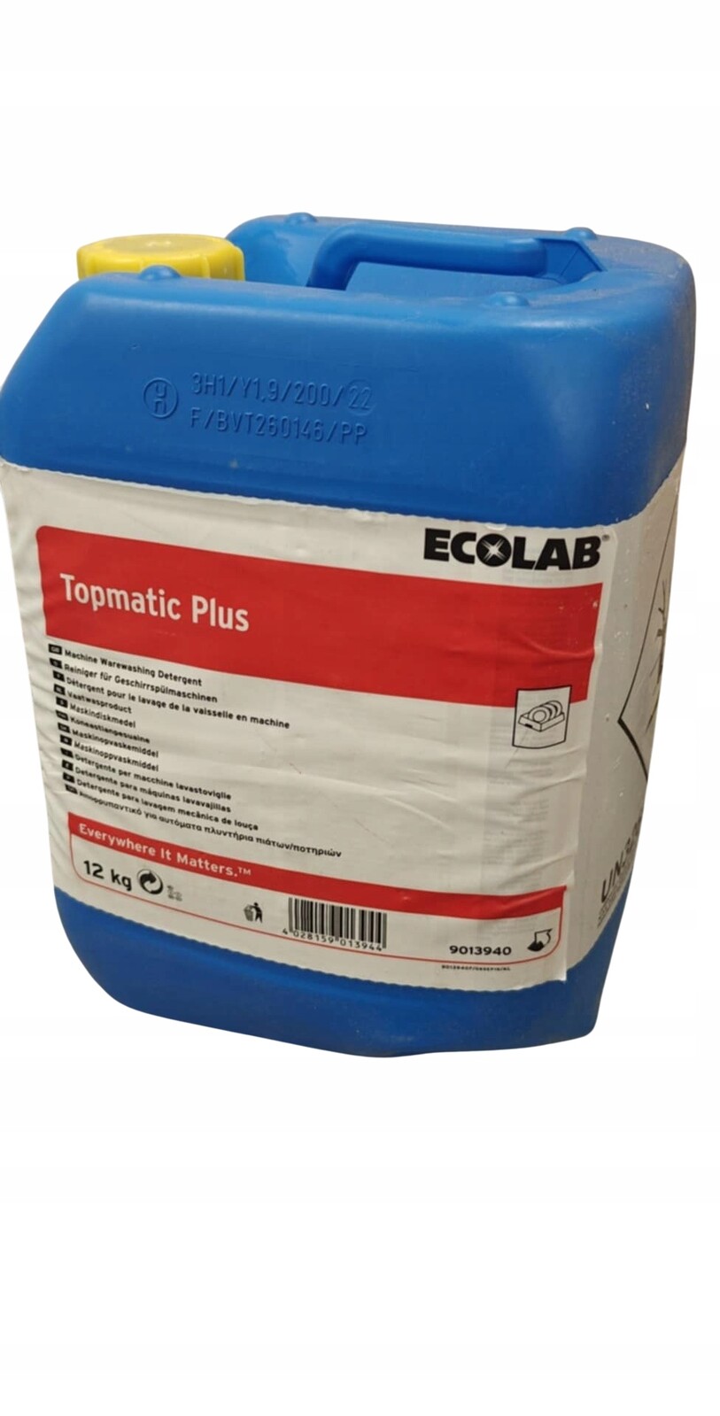 Ecolab Topmatic Plus Prostředek Na Strojové Mytí Nádobí 12 Kg 4H212